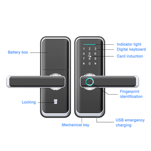 Eseye tuya khóa cửa thông minh với dấu vân tay wifi điều khiển từ xa Khóa cửa điện tử cho nhà không thấm nước khóa cửa - Product Image 6