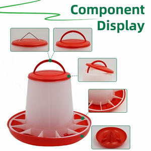 Comedero Automático de Plástico Ecológico y Ligero para Pollos, Patos, Gansos y Palomas, Suministros para Aves, Cubo de Alimentación para Pollos - Product Image 3