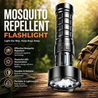 Linterna LED de Aleación de Aluminio con Doble Función Repelente de Mosquitos, Diseño de Calentamiento con Imán, Soporte y Luz de Camping