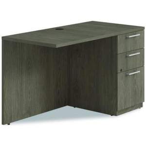 Alera Design Contemporain Série Seville Meuble de Rangement de Bureau 48'' x 24'' x 29'' Noyer pour Bureau/Chambre/Étude en Acajou - Product Image 1