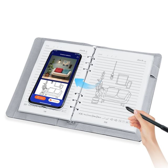 New Product AI Office Meeting Recording Playback AI Drawing Write Multifunction Digital Smart AI Notebook with Pen Set