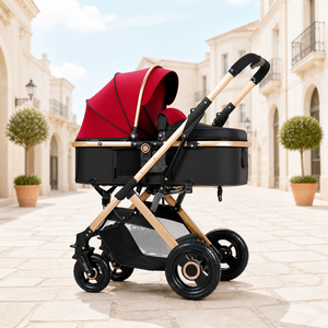 <span class=keywords><strong>Culla</strong></span> Portatile per Neonati Color Oro Rosa con Imbracatura di Sicurezza a 5 Punti, Tettuccio Regolabile Anti-UV, Direttamente dalla Fabbrica - Product Image 1