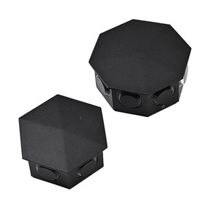 Lampe murale LED extérieure Starlight hexagonale octogonale en aluminium étanche pour éclairage de jardin extérieur - Product Image 4