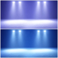 Projecteur LED Par carré extérieur étanche IP66 16x10W RGBW 4-en-1 avec boîtier en aluminium DMX512 RDM pour événements et mariages