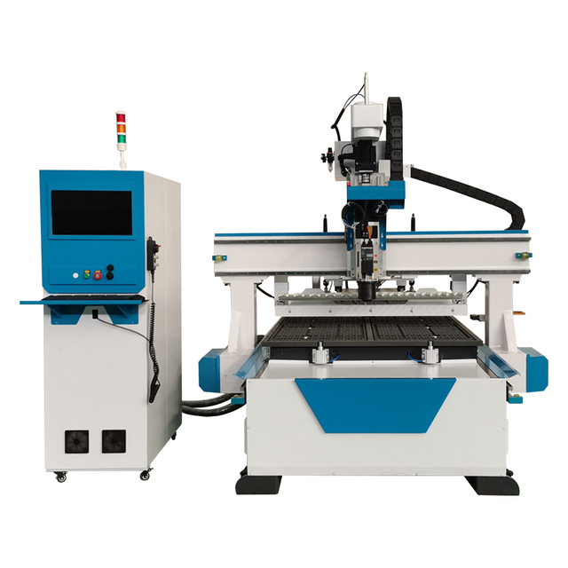 CNC Nesting Router with Taiwan High Precision Transmission System and Vacuum Table for Furniture Panel Drilling and Grooving
