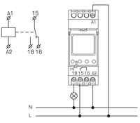 RETELEK minuterie multifonction monocanal haute puissance interrupteur numérique programmable AC/DC24-264V 50/60HZ taille miniature scellée