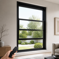 Ventana Eléctrica Abatible que Ahorra Espacio con Diseño de Ventilación Vertical para Proyectos Comerciales de Reequipamiento