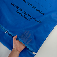 Sacs de lavage en maille de polyester bleu, paniers à linge en filet grossier, sacs à linge pour machines à laver, sacs en maille pour soutien-gorge