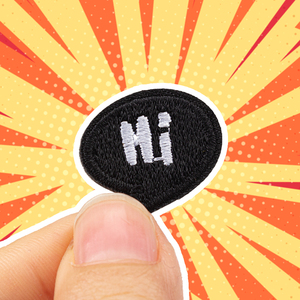 Hàn Quốc Vui Dễ Thương Phim Hoạt Hình Nhỏ Màu Đen Mèo Con Mèo Thiết Kế Thêu Sắt Trên Tùy Chỉnh Các Bản Vá Lỗi Cho Trẻ Em Mặc - Product Image 1