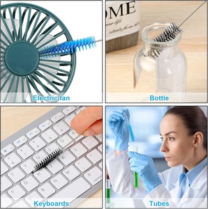 Tái Sử Dụng Chai Làm Sạch Bàn Chải Dài Rơm Nylon Rửa Công Cụ Trong Các Kích Cỡ Khác Nhau 16-Mảnh Thiết Lập Ống Nghiệm Rơm Bàn Chải - Product Image 6