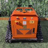 Broyeur à marteaux industriel sans fil Vigorun Loncin 764CC à moteur essence, télécommande, CE EPA Euro 5, largeur de coupe 1000 mm