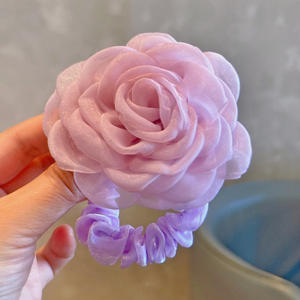 Nueva Diadema Francesa <span class=keywords><strong>de</strong></span> Flores Grandes <span class=keywords><strong>de</strong></span> <span class=keywords><strong>Tul</strong></span> con Camelias, Diadema <span class=keywords><strong>de</strong></span> Flores Hecha a Mano, Dulce y Elegante - Product Image 1