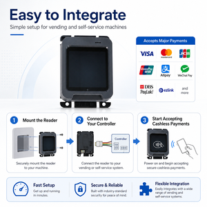 Sistema POS para Máquinas Expendedoras con Múltiples Métodos de Pago, Lector de Tarjetas, Compatible con Tarjetas, Códigos QR y Pagos con Monedero Móvil - Product Image 4