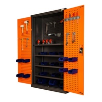 Ensemble de coffres à outils à tiroirs vides en acier, suspendus, pour mécanicien automobile, boîte à outils de travail en métal, rangement de garage, atelier, armoire à outils robuste