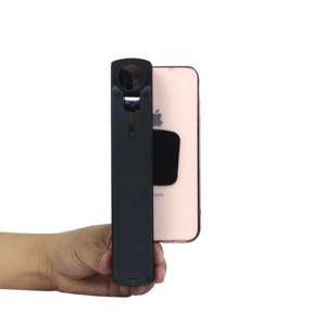 Lámpara de Hendidura Portátil para Smartphones, Ancho de Hendidura Ajustable de 0-12 mm, S150 Veterinaria, Digital, Aumento de 6X, Filtro Azul Cobalto - Product Image 2