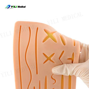 Modèle de peau d'entraînement en silicone pour suture, 17 modules de suture de plaies, catégorie de produit : bandes stériles - Product Image 4