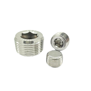 Qifei 304 thép không gỉ Hex ổ cắm dầu cắm ren cắm ống Ống áp lực thấp đánh bóng din906 1/8 "1/4" 3/8 "1/2" 3/4 "1" - Product Image 2