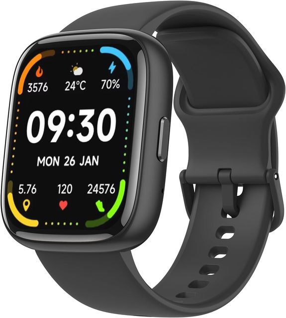 Smart Watch Alexa Built-in Smartwatch Fitness Tracker Waterproof Activity Tracker Heart Rate Blood Oxygen Pressure Sleep Monitor