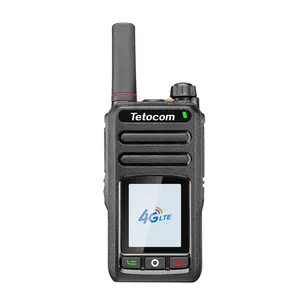 Tetocom R338专业总部屏幕高达5000千米公网手持对讲机国家4G LTE收音机
