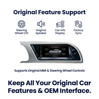 Écran de système Linux 8,8 pouces pour AUDI A5 S5, lecteur multimédia sans fil CarPlay Android Auto, navigation GPS, unité principale