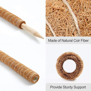 Top người bán tùy chỉnh Stackable xơ dừa rêu cực cho các nhà máy nhỏ leo cây cực Phụ kiện thiết kế sân vườn Dừa Xơ dừa Totem cực - Product Image 3