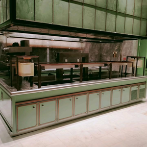 Cuisinière professionnelle sur mesure pour cuisine ouverte de restaurant, suite monobloc, équipement hôtelier commercial, résistant à la corrosion - Product Image 3