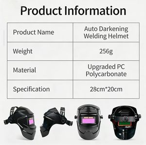 <span class=keywords><strong>Careta</strong></span> <span class=keywords><strong>de</strong></span> Soldadura con Oscurecimiento Automático Solar, Vista Amplia, Color Real, Resistente a Altas Temperaturas, Casco <span class=keywords><strong>de</strong></span> Soldadura con Oscurecimiento Automático <span class=keywords><strong>de</strong></span> PC - Product Image 3