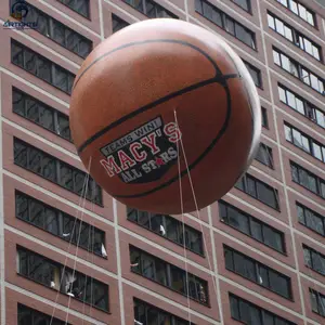 빠른 배달 거대한 스포츠 공 비행 퍼레이드 풍선 농구 헬륨 풍선 활동