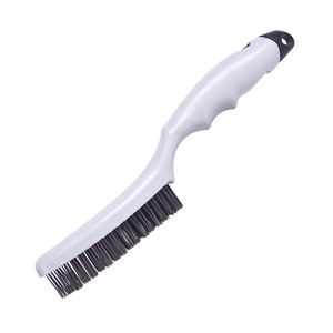 ידית פלסטיק עפר מתכת נקייה לשחק נירוסטה ניקוי פלדה תעשייתי מברשת - Product Image 4