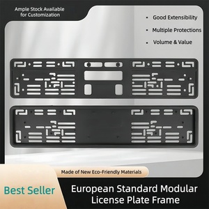 Marco de Matrícula Personalizado, Venta al por Mayor de Fábrica, Marco de Matrícula de Plástico y Silicona para Modelos Europeos de Rusia y Ucrania - Product Image 2