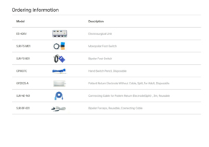 Equipo de Electrocirugía Veterinaria ES-400V de 400W, Instrumento Quirúrgico Veterinario Monopolar y Bipolar, Máquina de Electrocauterización RF - Product Image 6
