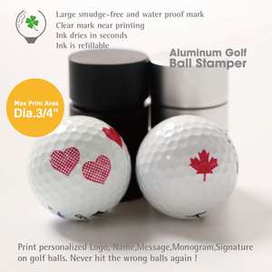 ゴルファーへの最高の贈り物 特注ロゴ入り大型ゴルフボールスタンプ アルミ製 速乾性 - Product Image 3