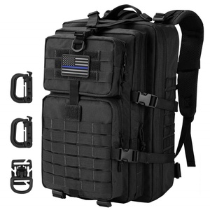 Tactical Molle External <b>Frame</b> Assault <b>Backpack</b>-Waterproof 56-76L Capacity for Camping Hiking & Sports - Product Image 6