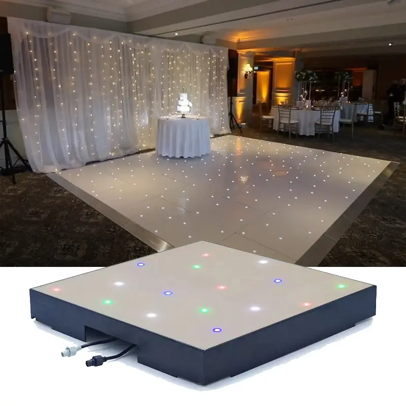 Wired LED Twinkle Starlit Dance Floor Lights For Weddings Parties Event Stage Equipment Supplies