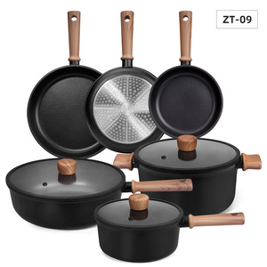 Titanium Non-Stick Frying <b>Pan</b> 24Cm <b>Induction</b> Compatible Cookware Set - Product Image 2