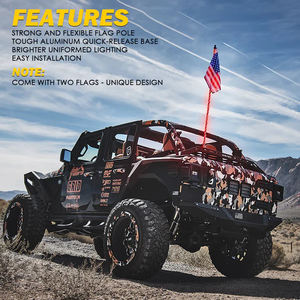 Nouveau fouet LED actif de 4 pieds avec kit de lumière rock de 8 pods système de musique contrôlé par application pour Polaris RZR <span class=keywords><strong>Can</strong></span> <span class=keywords><strong>Am</strong></span> UTV ATV <span class=keywords><strong>Buggy</strong></span> - Product Image 6