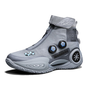Chaussures de Basket-ball Montantes en Tricot Respirant Style Sportif d'Extérieur Professionnel Hommes Femmes Personnalisables avec Logo de Marque - Product Image 1