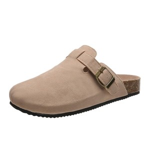 Pantuflas Baotou Bocon para Mujer, Pantuflas de Corcho, Talla Grande, Zapatos Romanos, Pantuflas Medias - Product Image 5