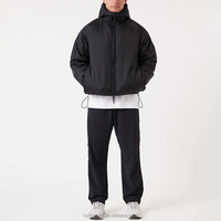 OEM vente en gros personnalisé hiver chaud respirant hommes extérieur manteau de duvet imperméable coupe-vent à capuche doudoune pour hommes