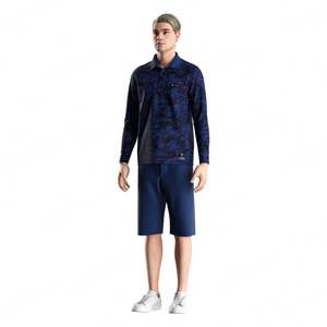 เสื้อยืดดีไซน์ซับลิเมชั่นสำหรับผู้หญิง แขนยาว โพลีเอสเตอร์ พิมพ์ลาย เสื้อฮาวายชาย เสื้อโปโลชาย เสื้อยืดผู้ชาย - Product Image 5