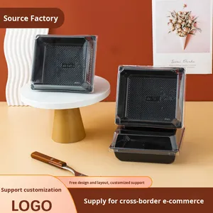 กล่อ<span class=keywords><strong>ง</strong></span>บรรจุภัณฑ์อาหารทรงสี่เหลี่ยมสำหรับเนื้อฝอย <span class=keywords><strong>นั</strong></span><span class=keywords><strong>ง</strong></span>พัฟ ขนมอบ เค้กโรล และทาวเวลโรล - Product Image 2