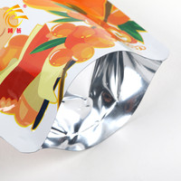 Emballages alimentaires en plastique laminé de qualité alimentaire, résistants à l'humidité, 150 ml, 1 L, 3 L, 5 L, sachets à fond plat, couleur personnalisée