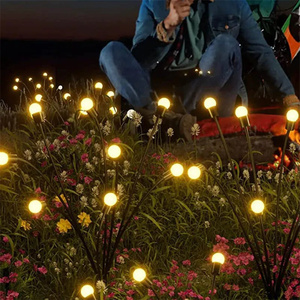 Lampe <span class=keywords><strong>solaire</strong></span> multicolore à <span class=keywords><strong>LED</strong></span> pour l'extérieur 6/8/10 <span class=keywords><strong>LED</strong></span> étanche Décoration de jardin Paysage Lampe de pelouse - Product Image 3