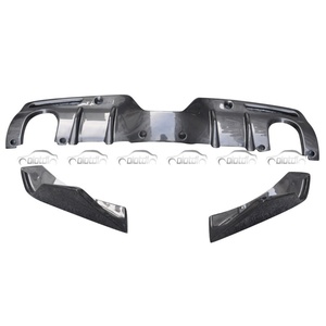 Carbon Fiber Rear Diffuser Bumper <b>Lip</b> Fins Spoiler Winglet <b>Splitters</b> for Toyota Supra GR A90 A91 MK5 2020+ - Product Image 3
