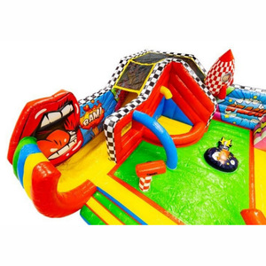Toboggan aquatique gonflable extérieur, <span class=keywords><strong>attraction</strong></span> de parc aquatique pour événements et festivals estivaux, espace super coloré - Product Image 6