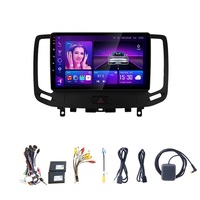 جهاز ستيريو للسيارة بنظام أندرويد 9 بوصة يعمل بنظام أندرويد لسيارة نيسان إنفينيتي G-series G25 G35 G37 2006-2013 GPS يدعم WiFi الجيل الرابع مشغل فيديو ودي في دي للسيارة IPS