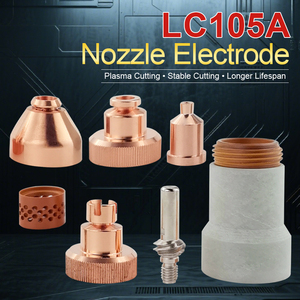Febs Lincoln LC105 soplete de corte por Plasma de aire piezas de repuesto Powemax 105A tapa protectora de cobre apta para Tomahawk 1538 - Product Image 5