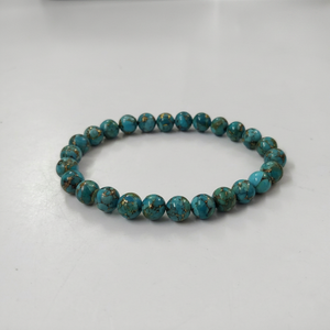 Bracelet vintage pour homme en perles turquoise bleues pour l'occasion d'un anniversaire - Product Image 1