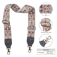 Courroie de sac à dos en polyester multicolore réglable directe d'usine avec ceinture de qualité de raccords de boucle en métal pour le confort et le style