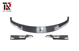 Kit de conversion de séparateur de lèvre de pare-chocs avant noir brillant de style nouveau F30 pour <span class=keywords><strong>BMW</strong></span> série <span class=keywords><strong>3</strong></span> F30 Kit de carrosserie - Product Image 4